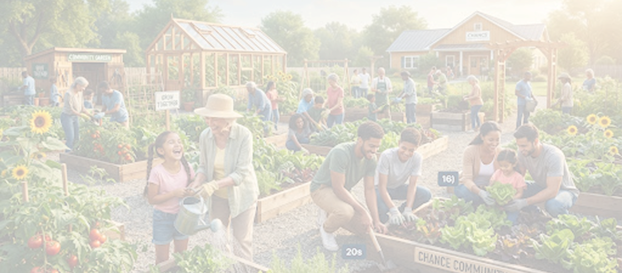 Chance Community Foundation garden and building facilities